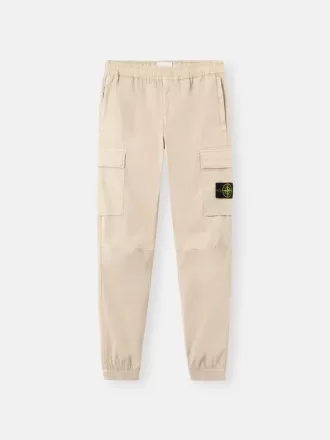 Cargobukser med regular-tapered-fit og lynlåslommer