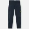 Cargobukser med regular-tapered-fit og lynlåslommer
