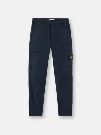 Cargobukser med regular-tapered-fit og lynlåslommer