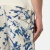 Komfortable cargo-bermudashorts med camouflageprint
