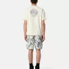 Komfortable cargo-bermudashorts med camouflageprint