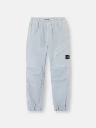 Løstsiddende sweatpants med trykknap- og lynlåslommer