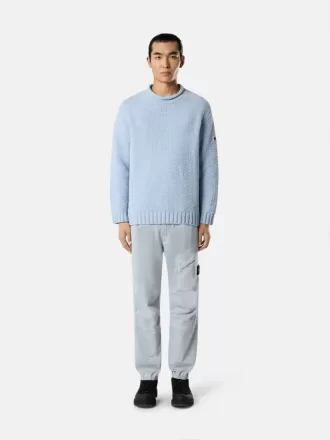 Løstsiddende sweatpants med trykknap- og lynlåslommer