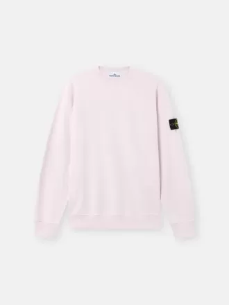 Regular-fit sweatshirt med rund hals og elastiske manchetter