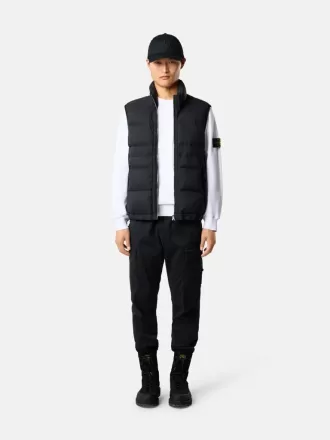 Regular-fit sweatshirt med rund hals og elastiske manchetter