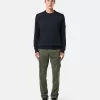 Rullekravesweater med hævede sømdetaljer