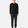 Rullekravesweater med hævede sømdetaljer