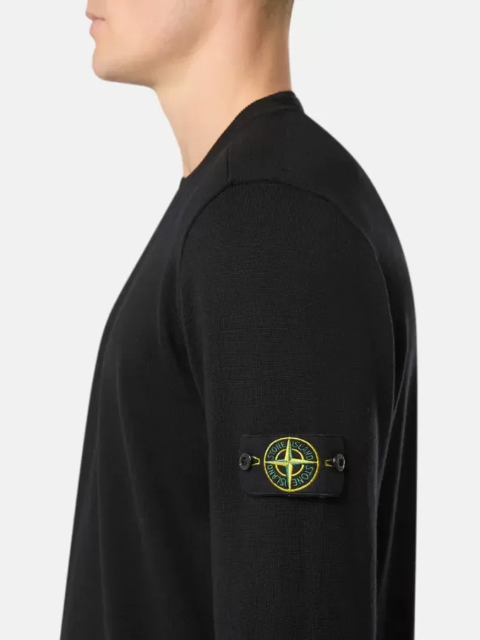 Rullekravesweater med hævede sømdetaljer
