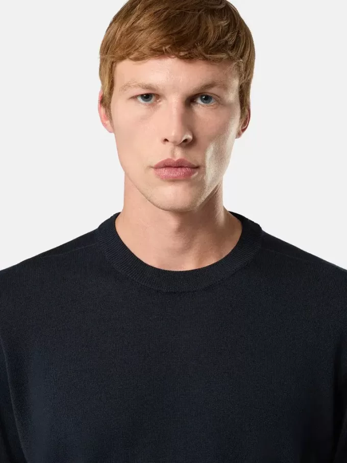Rullekravesweater med hævede sømdetaljer