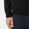 Rullekravesweater med hævede sømdetaljer