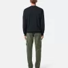 Rullekravesweater med hævede sømdetaljer