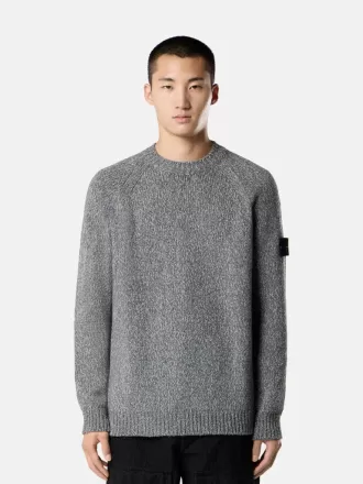 Rullekravesweater med raglanærmer