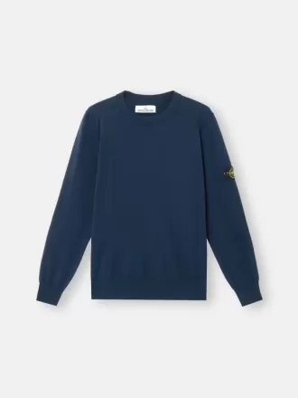 Rullekravesweater med små rullede detaljer