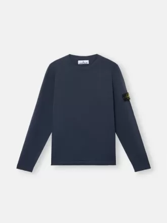 Rullekravesweater med små rullede detaljer