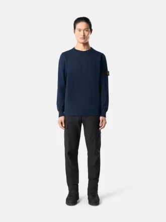 Rullekravesweater med små rullede detaljer