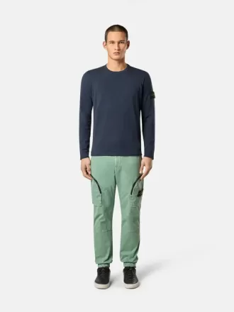 Rullekravesweater med små rullede detaljer
