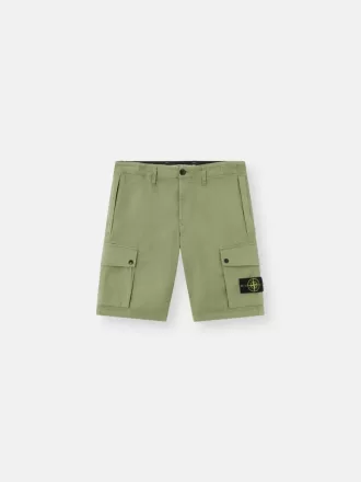 Slim-fit bermuda-shorts med lynlåslommer
