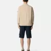 Slim-fit bermuda-shorts med lynlåslommer