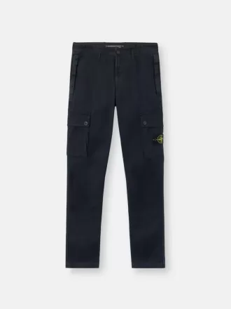 Slim fit cargobukser med lynlåslommer