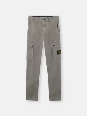 Slim fit cargobukser med lynlåslommer