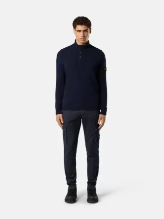 Slim fit cargobukser med lynlåslommer