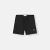 Slim-fit korte badeshorts med lommer