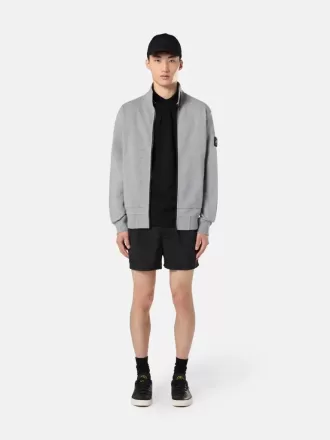 Slim-fit korte badeshorts med lommer