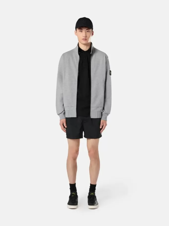 Slim-fit korte badeshorts med lommer