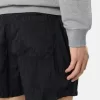 Slim-fit korte badeshorts med lommer