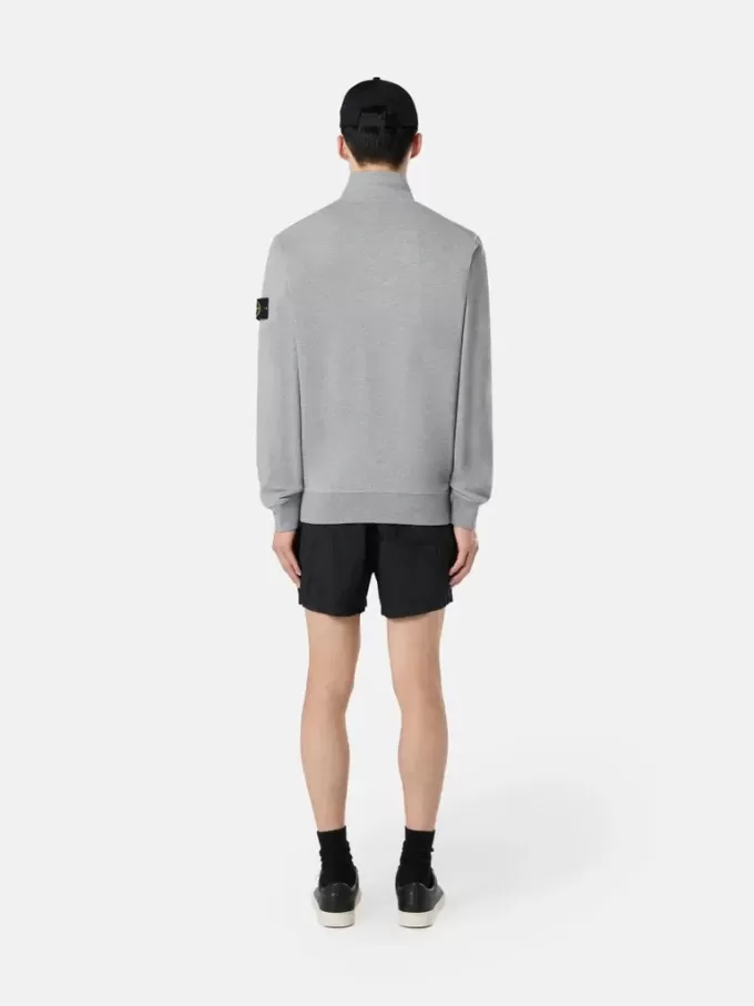 Slim-fit korte badeshorts med lommer