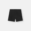 Slim-fit korte badeshorts med lommer
