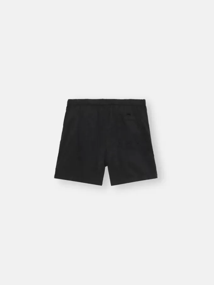 Slim-fit korte badeshorts med lommer