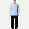 Sweater med høj hals og detaljer med omvendte sømme