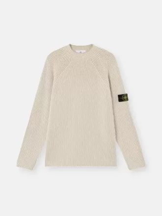 Sweater med høj hals og vanisé-ribstruktur